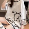 Comfort Trendy Loose-Fit Cartoon T-Shirt
