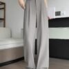 Premium High-End Summer Black Suit Pants