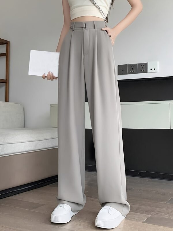 Premium High-End Summer Black Suit Pants