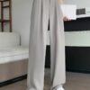 Premium High-End Summer Black Suit Pants