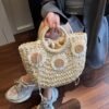 Artisan Woven Summer Tote Bag