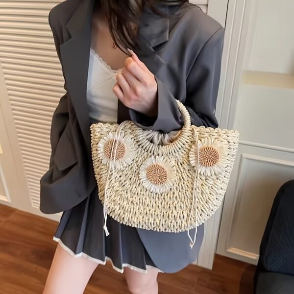 Artisan Woven Summer Tote Bag
