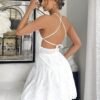Elegant Backless A-Line Dress