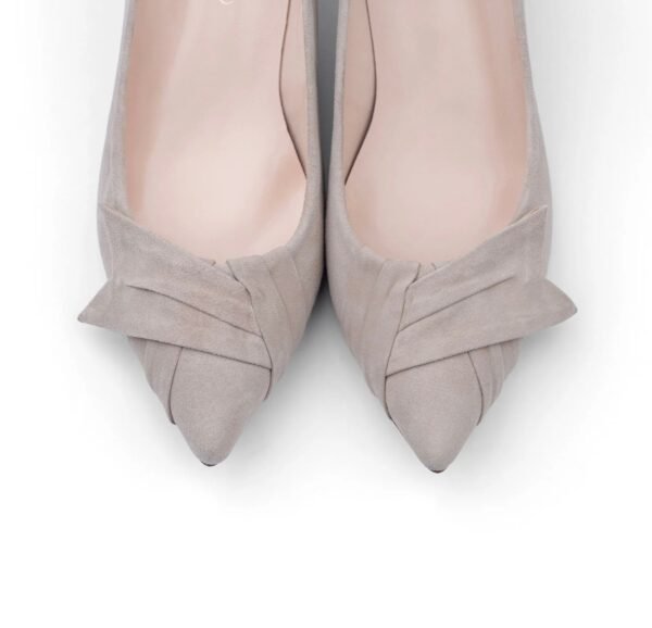 Casual The Camelia Elegant Block Heels (Taupe)