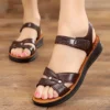 Versatile Solid Color Flat Sandals